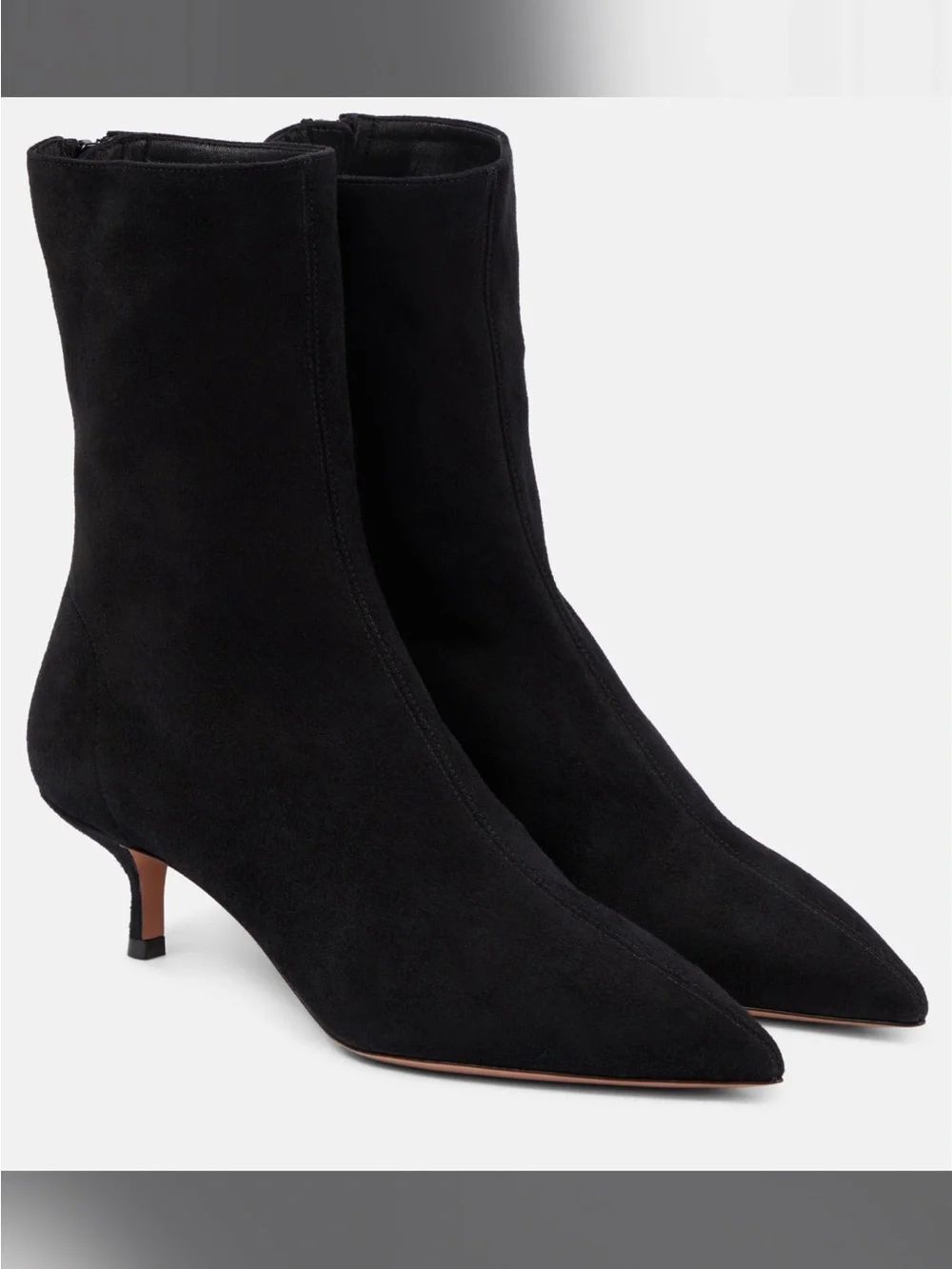Aquazzura
Montmartre 50MM Suede Booties